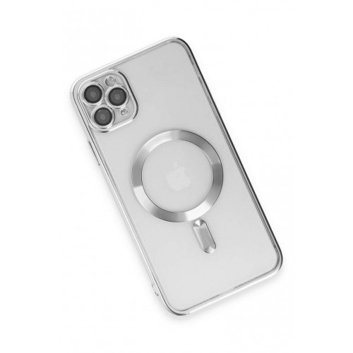 Newface iPhone 11 Pro Kılıf Kross Magneticsafe Kapak - Gümüş Newface iPhone 11 Pro Kılıf Kross Magneticsafe Kapak - Gümüş