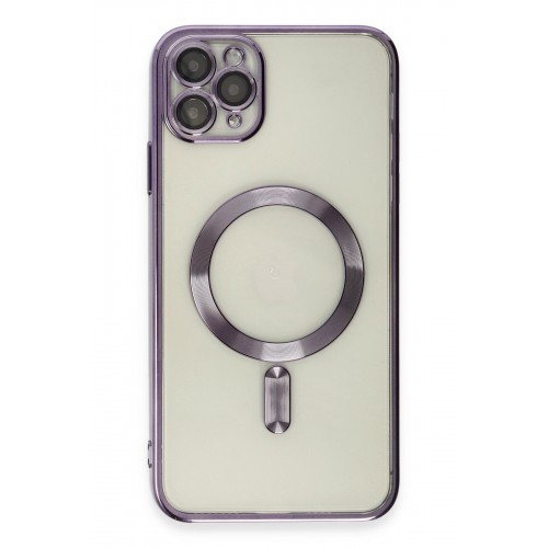 Newface iPhone 11 Pro Kılıf Kross Magneticsafe Kapak - Mor Newface iPhone 11 Pro Kılıf Kross Magneticsafe Kapak - Mor