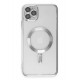 Newface iPhone 11 Pro Max Kılıf Kross Magneticsafe Kapak - Gümüş Newface iPhone 11 Pro Max Kılıf Kross Magneticsafe Kapak - Gümüş