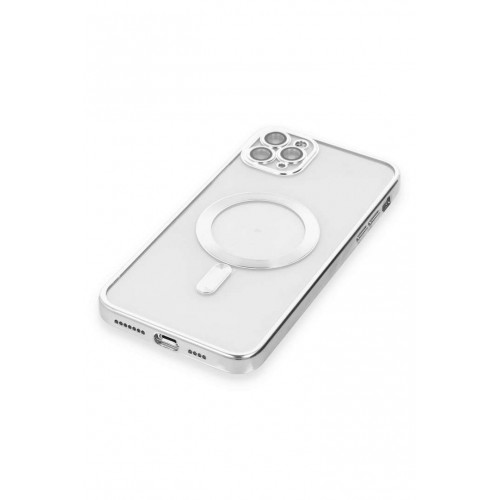 Newface iPhone 11 Pro Max Kılıf Kross Magneticsafe Kapak - Gümüş Newface iPhone 11 Pro Max Kılıf Kross Magneticsafe Kapak - Gümüş