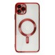 Newface iPhone 11 Pro Max Kılıf Kross Magneticsafe Kapak - Kırmızı