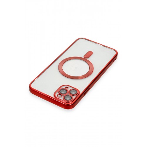 Newface iPhone 11 Pro Max Kılıf Kross Magneticsafe Kapak - Kırmızı Newface iPhone 11 Pro Max Kılıf Kross Magneticsafe Kapak - Kırmızı