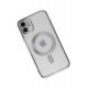 Newface iPhone 12 Kılıf Kross Magneticsafe Kapak - Gümüş Newface iPhone 12 Kılıf Kross Magneticsafe Kapak - Gümüş
