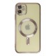 Newface iPhone 12 Kılıf Kross Magneticsafe Kapak - Rose