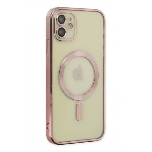 Newface iPhone 12 Kılıf Kross Magneticsafe Kapak - Rose Newface iPhone 12 Kılıf Kross Magneticsafe Kapak - Rose