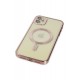 Newface iPhone 12 Kılıf Kross Magneticsafe Kapak - Rose