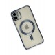 Newface iPhone 12 Kılıf Kross Magneticsafe Kapak - Sierra Blue Newface iPhone 12 Kılıf Kross Magneticsafe Kapak - Sierra Blue