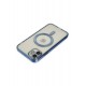 Newface iPhone 12 Kılıf Kross Magneticsafe Kapak - Sierra Blue Newface iPhone 12 Kılıf Kross Magneticsafe Kapak - Sierra Blue