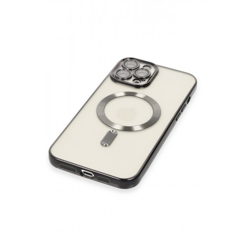 Newface iPhone 12 Pro Kılıf Kross Magneticsafe Kapak - Siyah Newface iPhone 12 Pro Kılıf Kross Magneticsafe Kapak - Siyah
