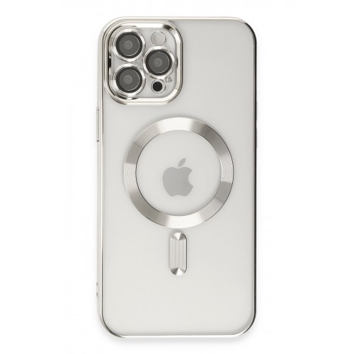 Newface iPhone 12 Pro Kılıf Kross Magneticsafe Kapak - Gümüş Newface iPhone 12 Pro Kılıf Kross Magneticsafe Kapak - Gümüş