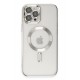 Newface iPhone 12 Pro Kılıf Kross Magneticsafe Kapak - Gümüş Newface iPhone 12 Pro Kılıf Kross Magneticsafe Kapak - Gümüş