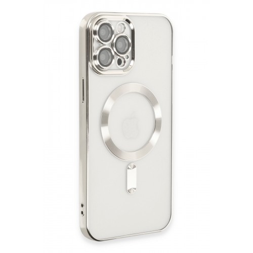 Newface iPhone 12 Pro Kılıf Kross Magneticsafe Kapak - Gümüş Newface iPhone 12 Pro Kılıf Kross Magneticsafe Kapak - Gümüş
