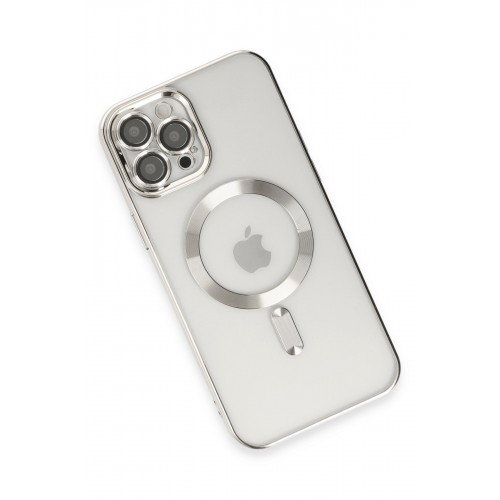 Newface iPhone 12 Pro Kılıf Kross Magneticsafe Kapak - Gümüş Newface iPhone 12 Pro Kılıf Kross Magneticsafe Kapak - Gümüş
