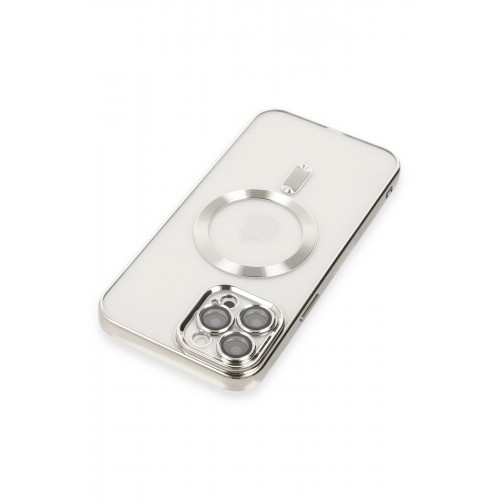 Newface iPhone 12 Pro Kılıf Kross Magneticsafe Kapak - Gümüş Newface iPhone 12 Pro Kılıf Kross Magneticsafe Kapak - Gümüş