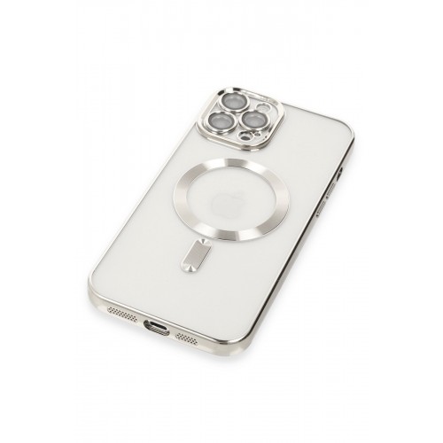 Newface iPhone 12 Pro Kılıf Kross Magneticsafe Kapak - Gümüş Newface iPhone 12 Pro Kılıf Kross Magneticsafe Kapak - Gümüş