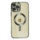 Newface iPhone 12 Pro Kılıf Kross Magneticsafe Kapak - Koyu Yeşil Newface iPhone 12 Pro Kılıf Kross Magneticsafe Kapak - Koyu Yeşil