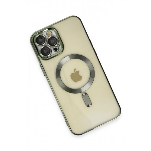 Newface iPhone 12 Pro Kılıf Kross Magneticsafe Kapak - Koyu Yeşil Newface iPhone 12 Pro Kılıf Kross Magneticsafe Kapak - Koyu Yeşil