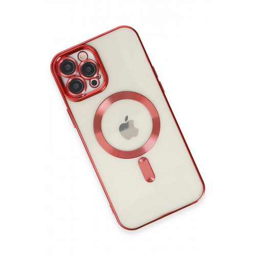 Newface iPhone 12 Pro Max Kılıf Kross Magneticsafe Kapak - Kırmızı Newface iPhone 12 Pro Max Kılıf Kross Magneticsafe Kapak - Kırmızı