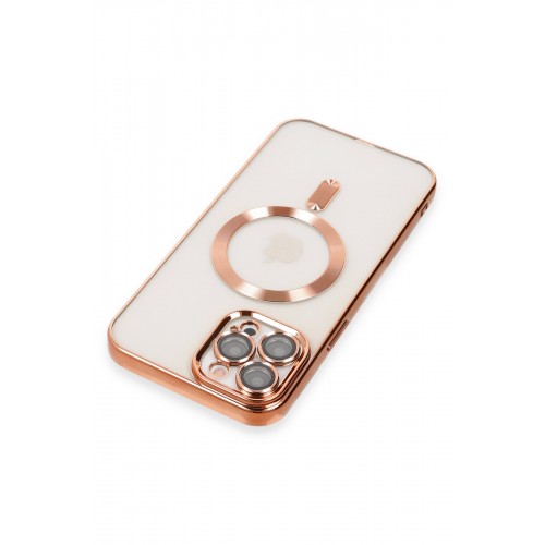 Newface iPhone 12 Pro Max Kılıf Kross Magneticsafe Kapak - Rose Newface iPhone 12 Pro Max Kılıf Kross Magneticsafe Kapak - Rose