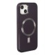 Newface iPhone 14 Kılıf Coco Deri Magneticsafe Silikon - Derin Mor Newface iPhone 14 Kılıf Coco Deri Magneticsafe Silikon - Derin Mor