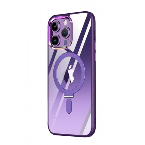 Newface iPhone 13 Pro Max Kılıf Mudo Magneticsafe Standlı Kapak - Derin Mor Newface iPhone 13 Pro Max Kılıf Mudo Magneticsafe Standlı Kapak - Derin Mor