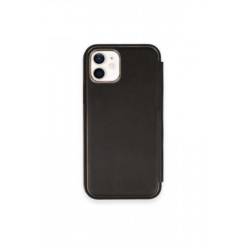 Newface iPhone 11 Kılıf Dolpin Kapaklı - Siyah Newface iPhone 11 Kılıf Dolpin Kapaklı - Siyah