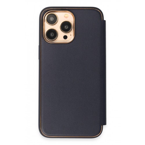 Newface iPhone 13 Pro Kılıf Dolpin Kapaklı - Lacivert Newface iPhone 13 Pro Kılıf Dolpin Kapaklı - Lacivert
