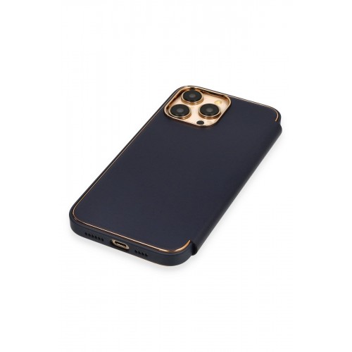 Newface iPhone 13 Pro Kılıf Dolpin Kapaklı - Lacivert Newface iPhone 13 Pro Kılıf Dolpin Kapaklı - Lacivert