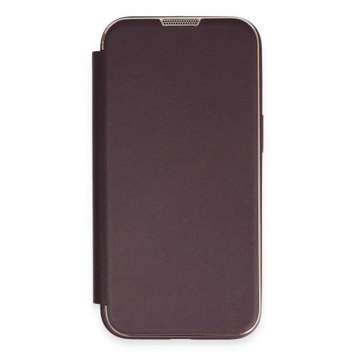Newface iPhone 13 Pro Kılıf Dolpin Kapaklı - Derin Mor Newface iPhone 13 Pro Kılıf Dolpin Kapaklı - Derin Mor