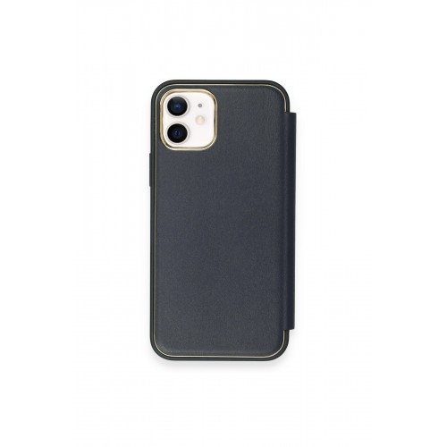 Newface iPhone 12 Kılıf Dolpin Kapaklı - Lacivert Newface iPhone 12 Kılıf Dolpin Kapaklı - Lacivert