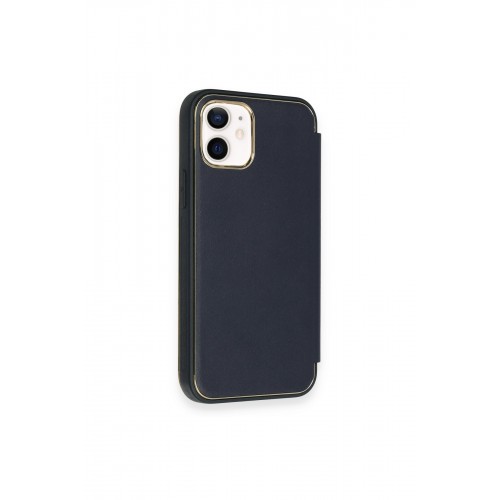Newface iPhone 12 Kılıf Dolpin Kapaklı - Lacivert Newface iPhone 12 Kılıf Dolpin Kapaklı - Lacivert