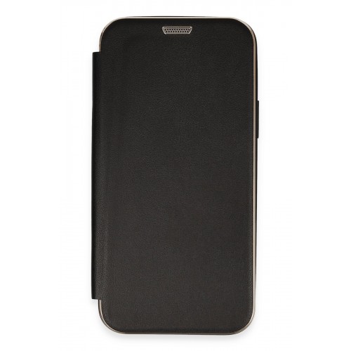 Newface iPhone 12 Pro Kılıf Dolpin Kapaklı - Siyah Newface iPhone 12 Pro Kılıf Dolpin Kapaklı - Siyah