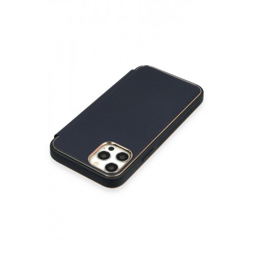 Newface iPhone 12 Pro Kılıf Dolpin Kapaklı - Lacivert Newface iPhone 12 Pro Kılıf Dolpin Kapaklı - Lacivert