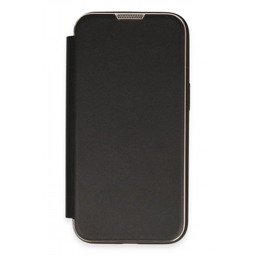 Newface iPhone 14 Kılıf Dolpin Kapaklı - Siyah Newface iPhone 14 Kılıf Dolpin Kapaklı - Siyah