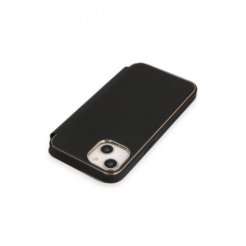 Newface iPhone 14 Kılıf Dolpin Kapaklı - Siyah Newface iPhone 14 Kılıf Dolpin Kapaklı - Siyah