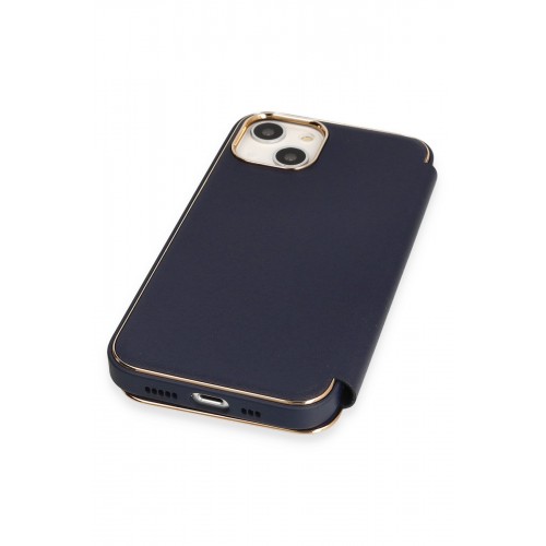 Newface iPhone 14 Kılıf Dolpin Kapaklı - Lacivert Newface iPhone 14 Kılıf Dolpin Kapaklı - Lacivert