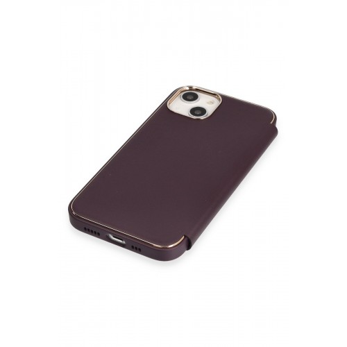 Newface iPhone 14 Kılıf Dolpin Kapaklı - Derin Mor Newface iPhone 14 Kılıf Dolpin Kapaklı - Derin Mor