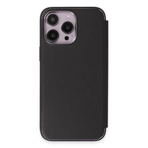 Newface iPhone 14 Pro Max Kılıf Dolpin Kapaklı - Siyah Newface iPhone 14 Pro Max Kılıf Dolpin Kapaklı - Siyah