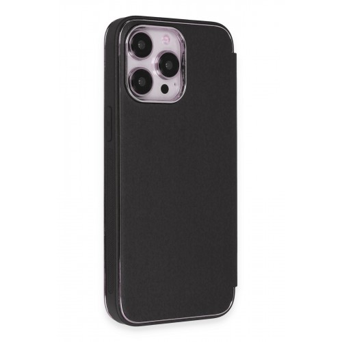 Newface iPhone 14 Pro Max Kılıf Dolpin Kapaklı - Siyah Newface iPhone 14 Pro Max Kılıf Dolpin Kapaklı - Siyah