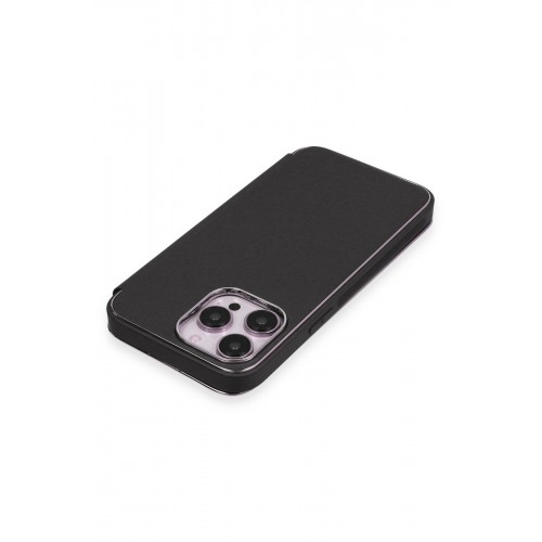 Newface iPhone 14 Pro Max Kılıf Dolpin Kapaklı - Siyah Newface iPhone 14 Pro Max Kılıf Dolpin Kapaklı - Siyah