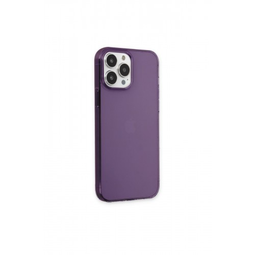 Newface iPhone 13 Pro Max Kılıf Pc Sert Şeffaf Kapak - Mor Newface iPhone 13 Pro Max Kılıf Pc Sert Şeffaf Kapak - Mor