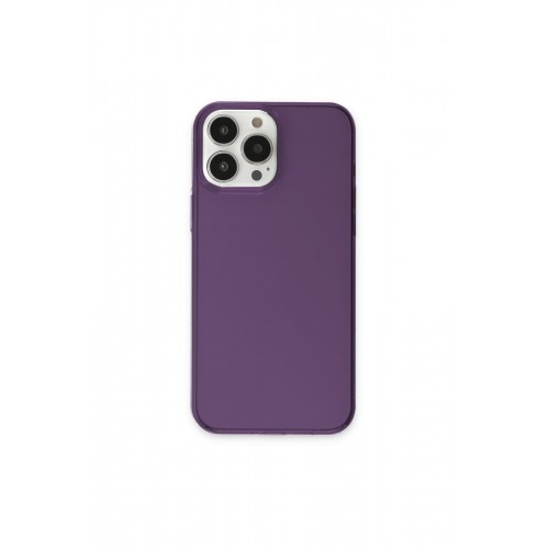 Newface iPhone 13 Pro Max Kılıf Pc Sert Şeffaf Kapak - Mor Newface iPhone 13 Pro Max Kılıf Pc Sert Şeffaf Kapak - Mor