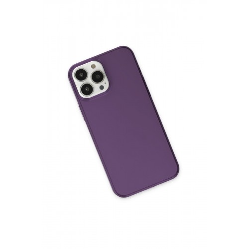 Newface iPhone 13 Pro Max Kılıf Pc Sert Şeffaf Kapak - Mor Newface iPhone 13 Pro Max Kılıf Pc Sert Şeffaf Kapak - Mor