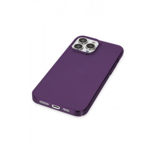 Newface iPhone 13 Pro Max Kılıf Pc Sert Şeffaf Kapak - Mor Newface iPhone 13 Pro Max Kılıf Pc Sert Şeffaf Kapak - Mor
