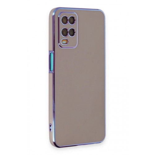 Newface Oppo A54 4G Kılıf Volet Silikon - Mavi Newface Oppo A54 4G Kılıf Volet Silikon - Mavi