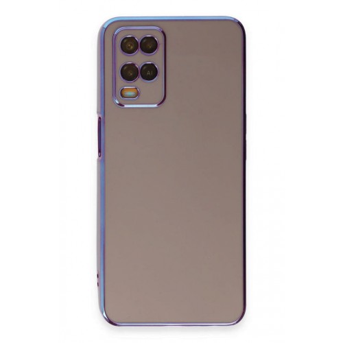 Newface Oppo A54 4G Kılıf Volet Silikon - Mavi Newface Oppo A54 4G Kılıf Volet Silikon - Mavi