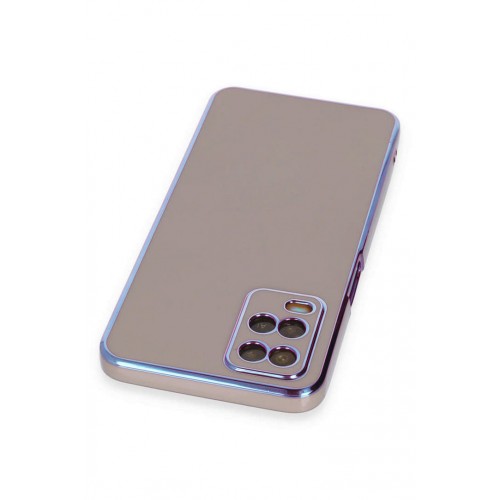 Newface Oppo A54 4G Kılıf Volet Silikon - Mavi Newface Oppo A54 4G Kılıf Volet Silikon - Mavi