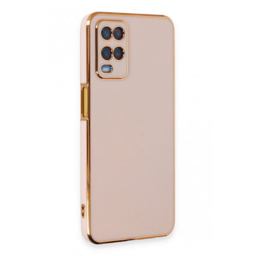 Newface Oppo A54 4G Kılıf Volet Silikon - Pembe Newface Oppo A54 4G Kılıf Volet Silikon - Pembe