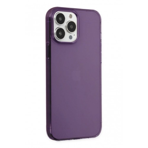 Newface iPhone 13 Pro Kılıf Pc Sert Şeffaf Kapak - Mor Newface iPhone 13 Pro Kılıf Pc Sert Şeffaf Kapak - Mor