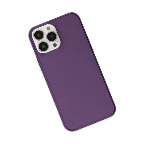 Newface iPhone 13 Pro Kılıf Pc Sert Şeffaf Kapak - Mor Newface iPhone 13 Pro Kılıf Pc Sert Şeffaf Kapak - Mor